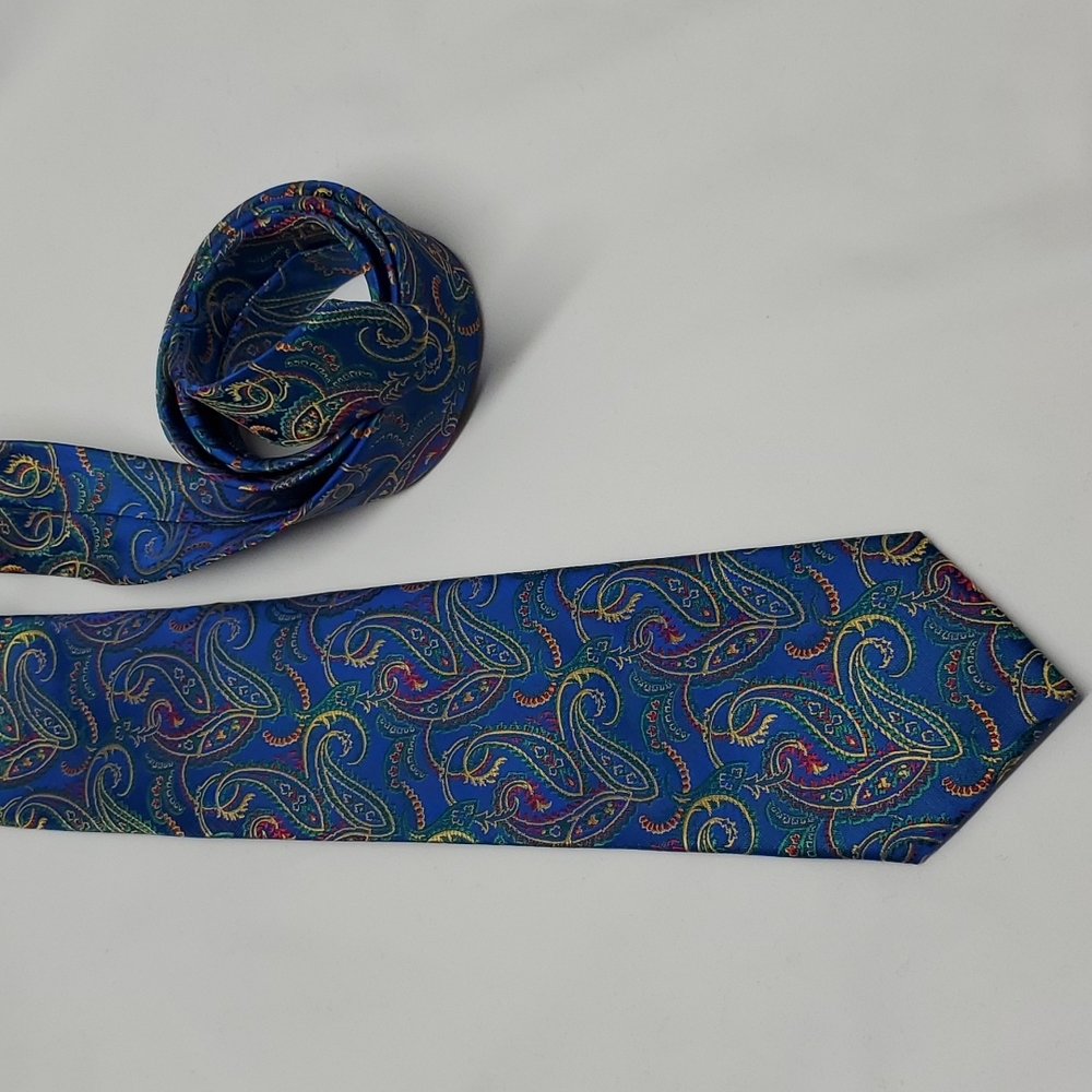 Mario Ferrari Colorful Paisley Men's Tie